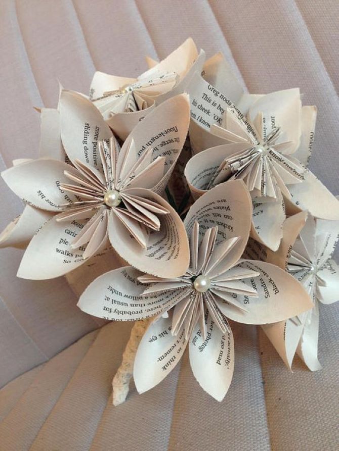 Do-it-yourself flowers from newspapers – step by step master classes (+ bonus video) 3
