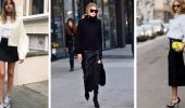 What to combine with a black skirt: top 6 fashionable looks
