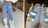 Modedekor: So dekorieren Sie Jeans mit Ihren eigenen Händen