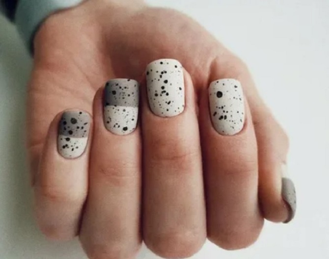 Crumb manicure: trendy nail design 2023 12