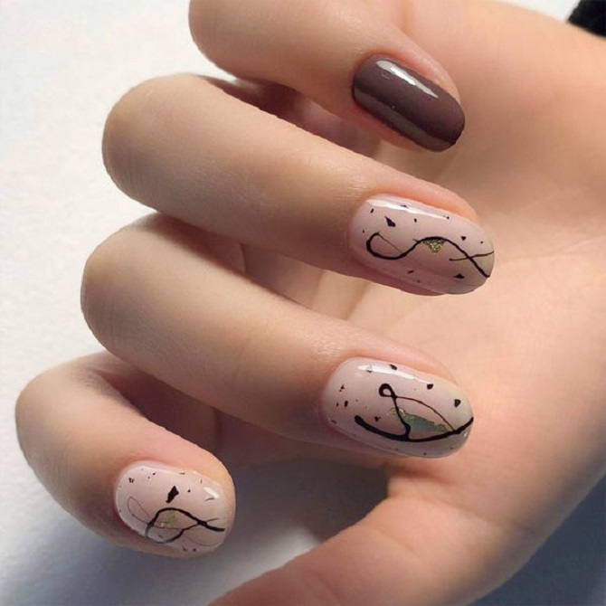 Crumb manicure: trendy nail design 2023 11