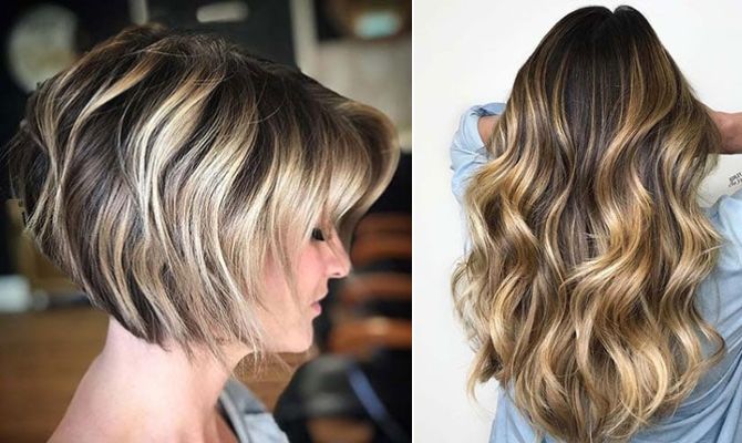 Highlighting on dark hair: spectacular ideas with photos 2