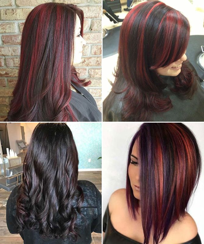 Highlighting on dark hair: spectacular ideas with photos 6