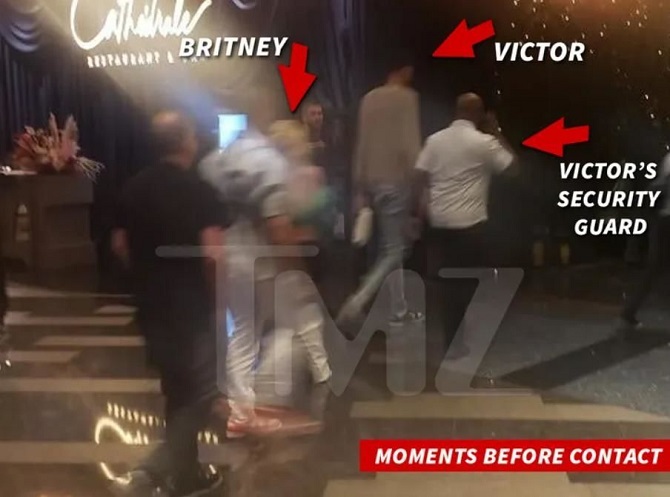 Britney Spears beaten by NBA security chief 2