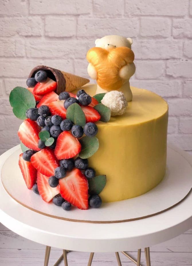 Ягодный декор торта: красивые варианты украшений (+бонус-видео) 9