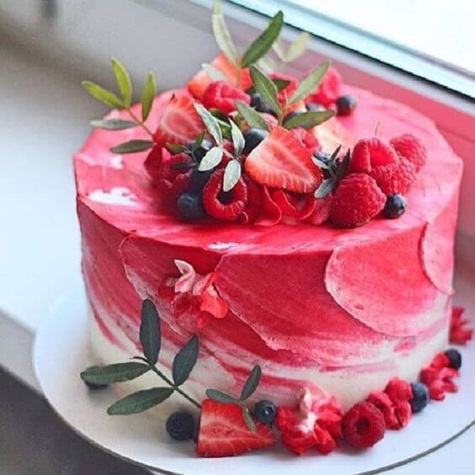 Ягодный декор торта: красивые варианты украшений (+бонус-видео) 10