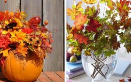 Sträuße aus Herbstblättern: schöne Ideen mit Fotos