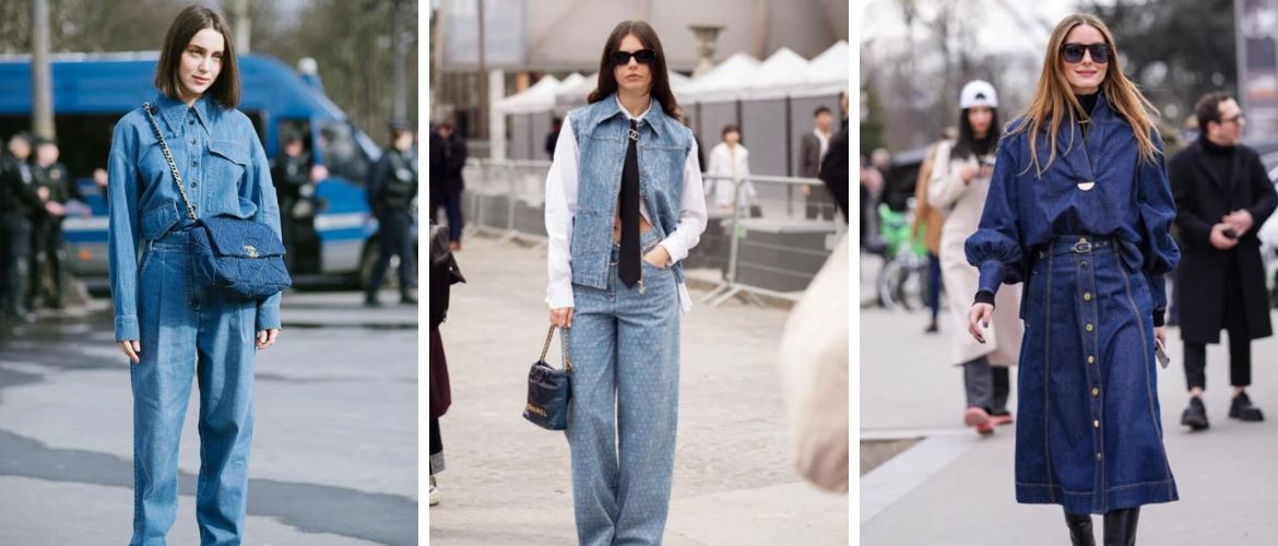 Denim total look: how to wear in the fall of 2023