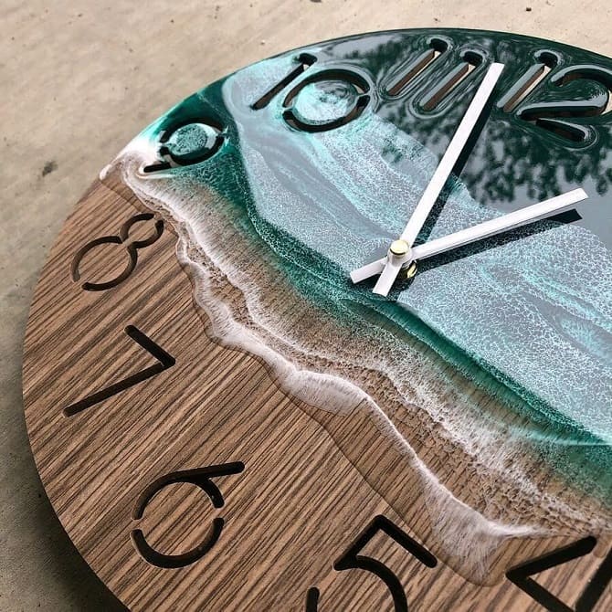 How to make an epoxy wall clock: a step-by-step master class (+ bonus video) 2