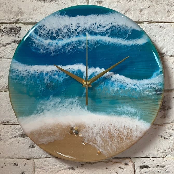 How to make an epoxy wall clock: a step-by-step master class (+ bonus video) 5