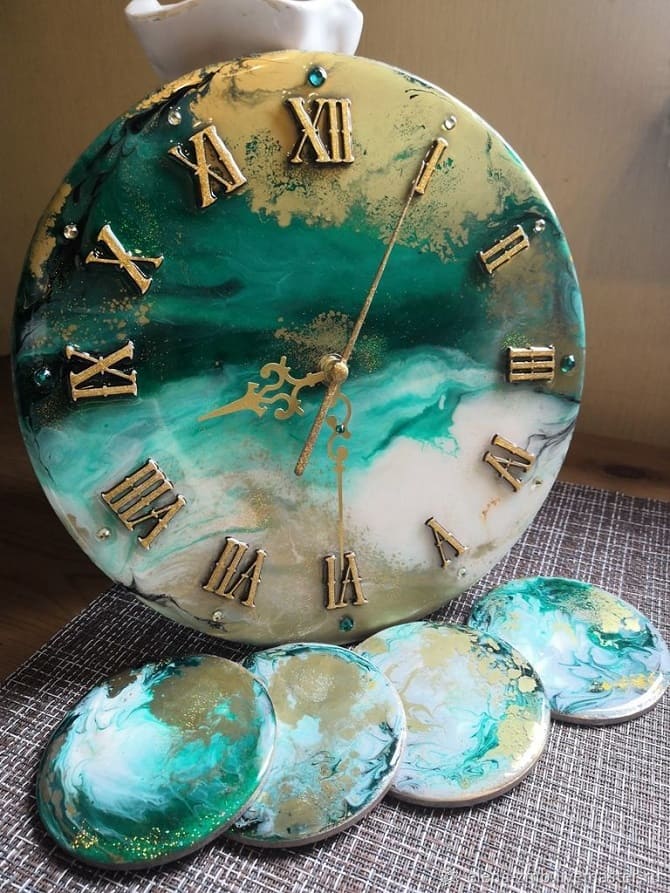 How to make an epoxy wall clock: a step-by-step master class (+ bonus video) 9