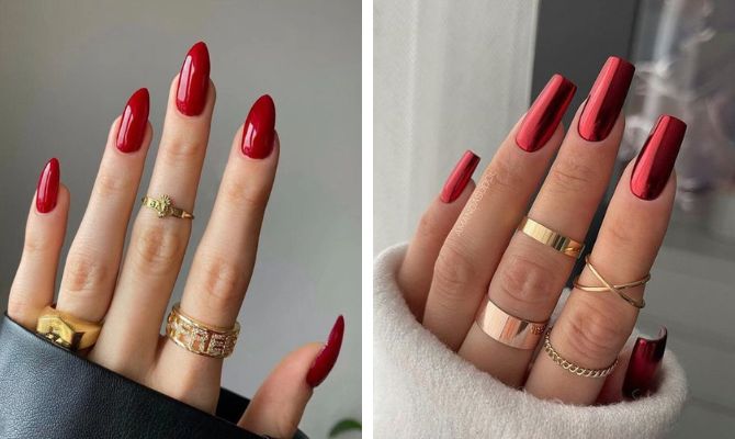 Red manicure 2023: fresh variations and stylish ideas 1
