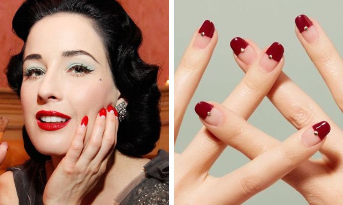 Red manicure 2023: fresh variations and stylish ideas 13
