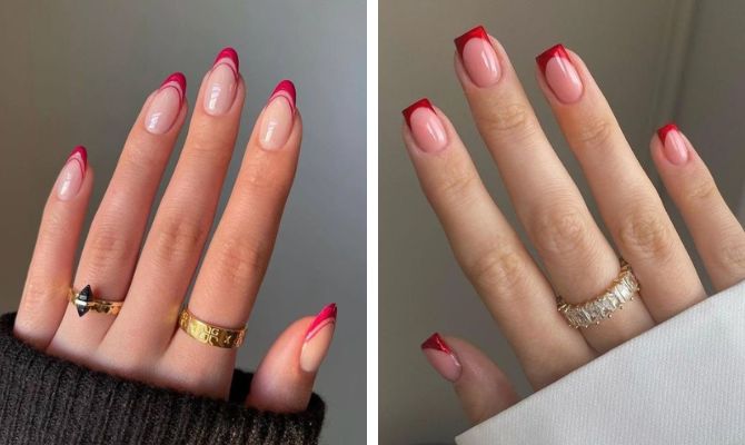 Red manicure 2023: fresh variations and stylish ideas 5