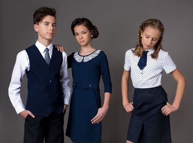 Fashionable school uniform 2023-2024 for teenagers: current models 2