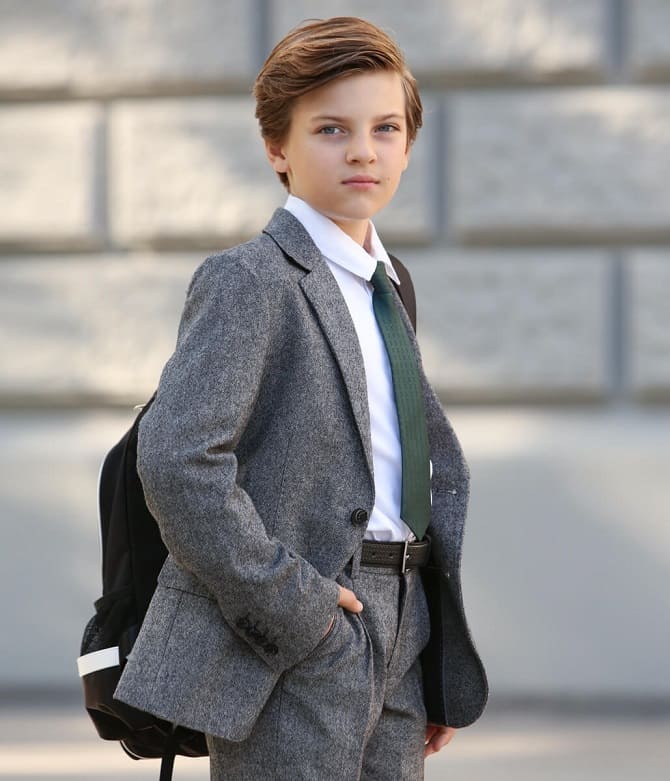 Fashionable school uniform 2023-2024 for teenagers: current models 22