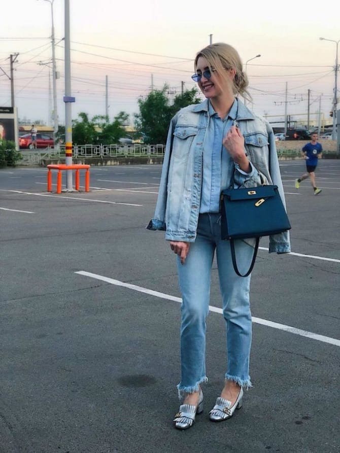 Denim total look: how to wear in the fall of 2023 11