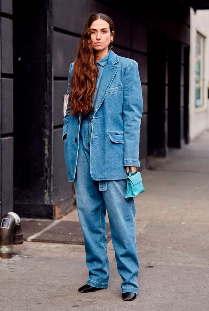 Denim total look: how to wear in the fall of 2023 12
