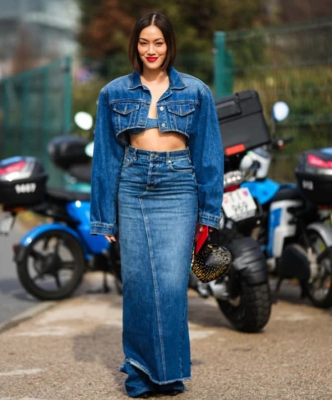 Denim total look: how to wear in the fall of 2023 4