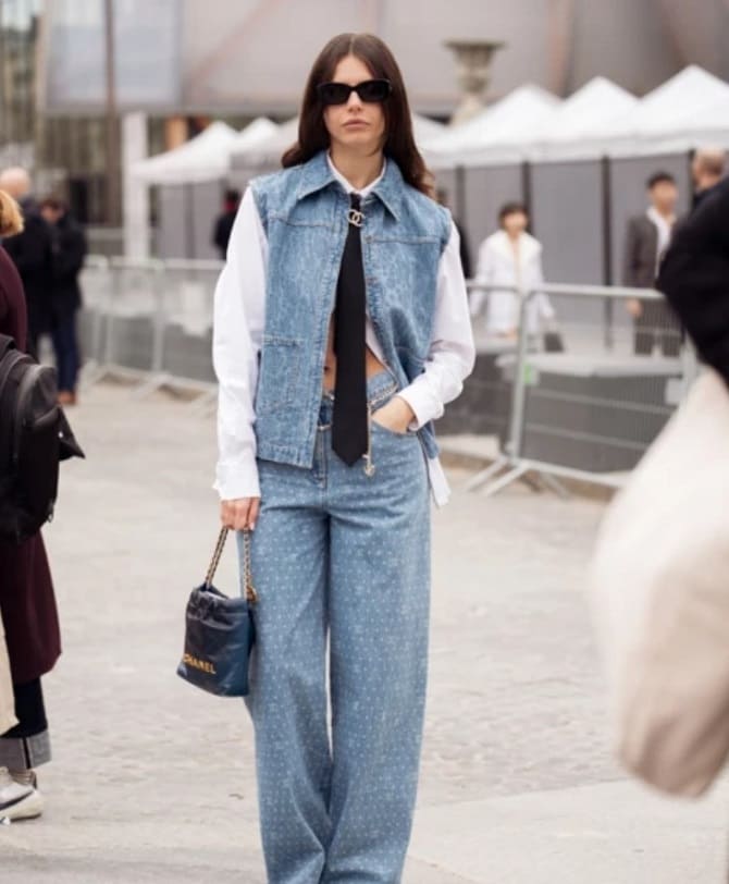 Denim total look: how to wear in the fall of 2023 7