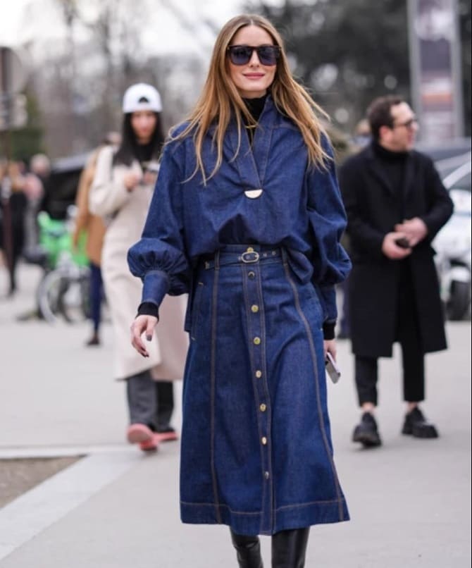 Denim total look: how to wear in the fall of 2023 8