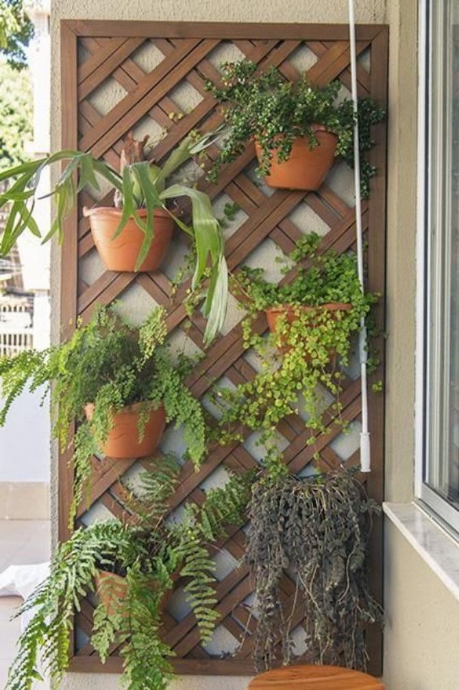Ideas and ways to plant a balcony with planters 16