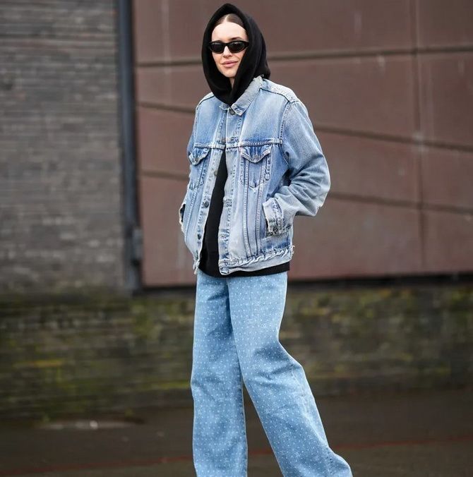 7 fashionable ways to wear a denim jacket in autumn 4