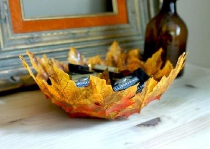 Bouquets of autumn leaves: beautiful ideas with photos 7