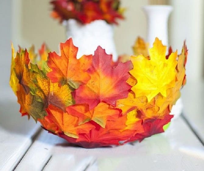 Bouquets of autumn leaves: beautiful ideas with photos 8