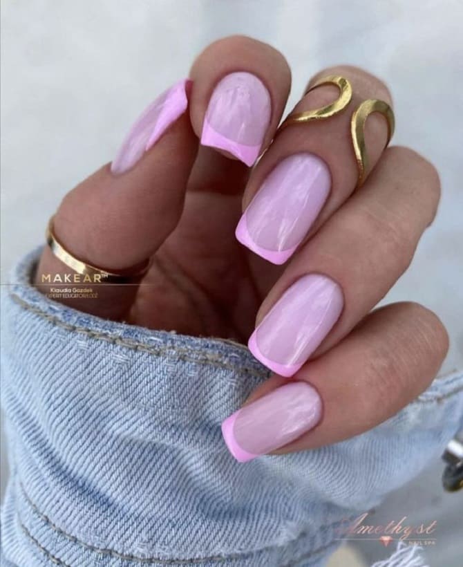 Beautiful manicure to school: ideas for every day 2