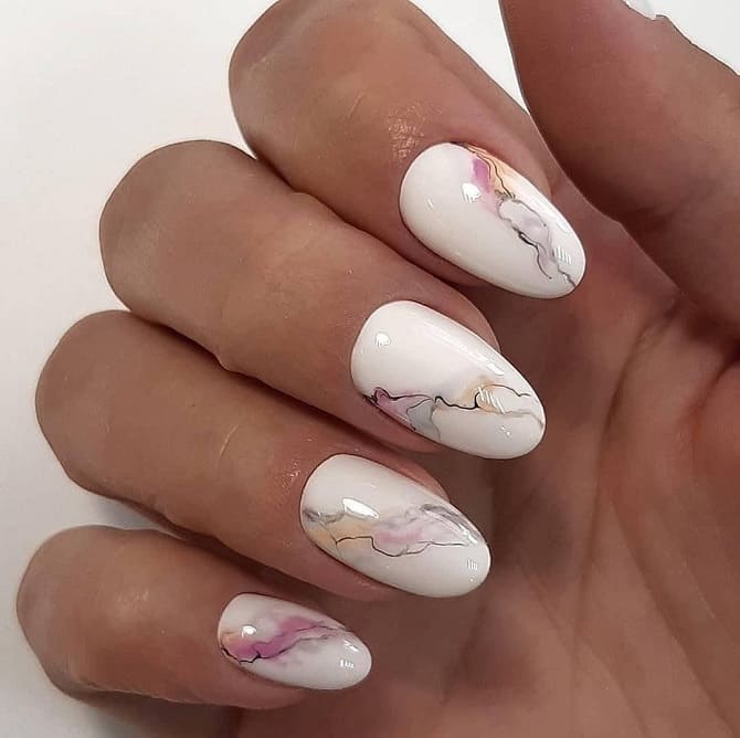 Beautiful manicure to school: ideas for every day 15