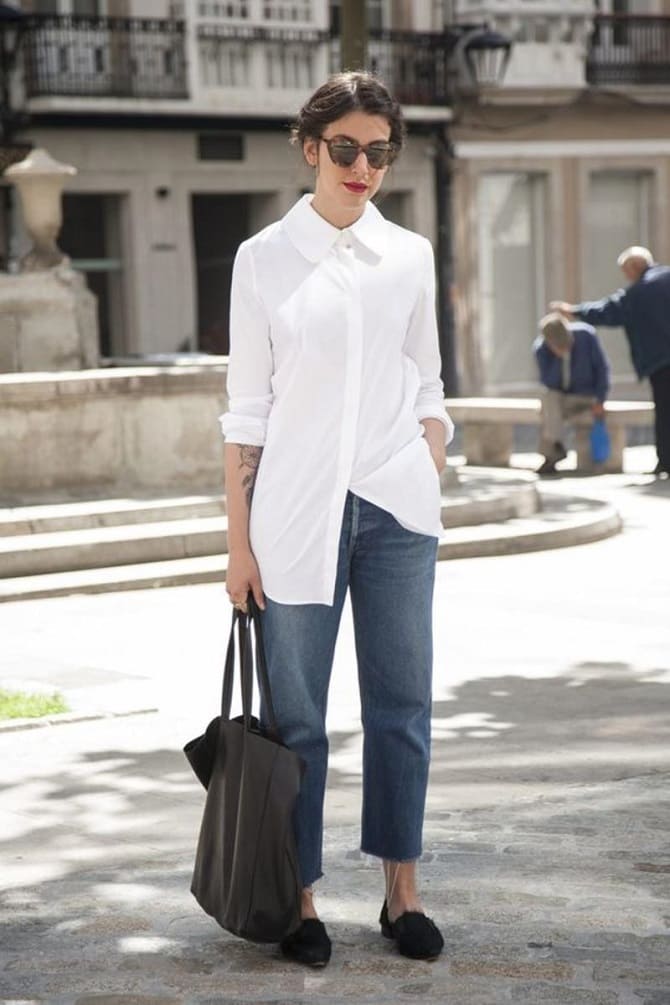 Біла сорочка: як носити восени 2023 року 6