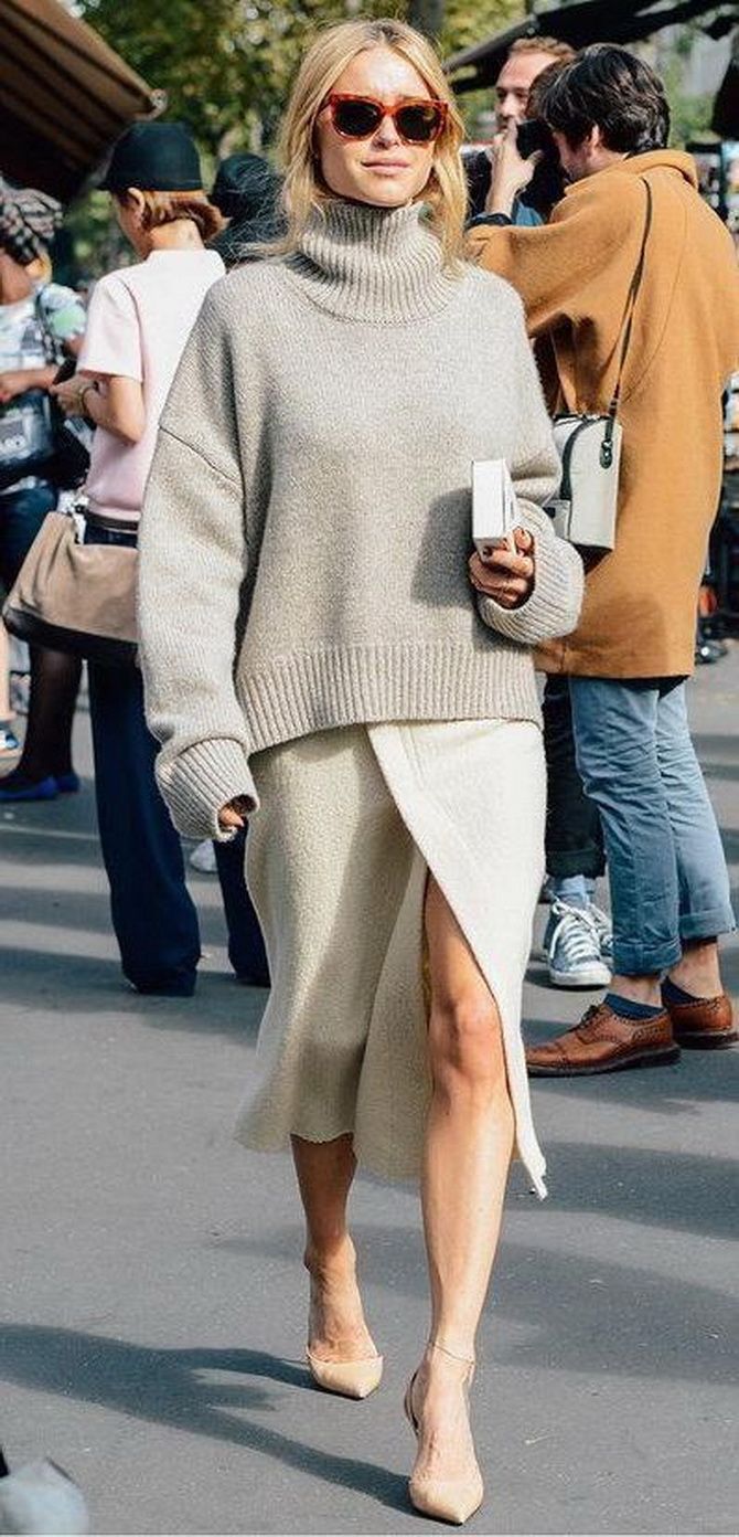Fashion looks with a sweater: the best combinations for autumn 2023 5