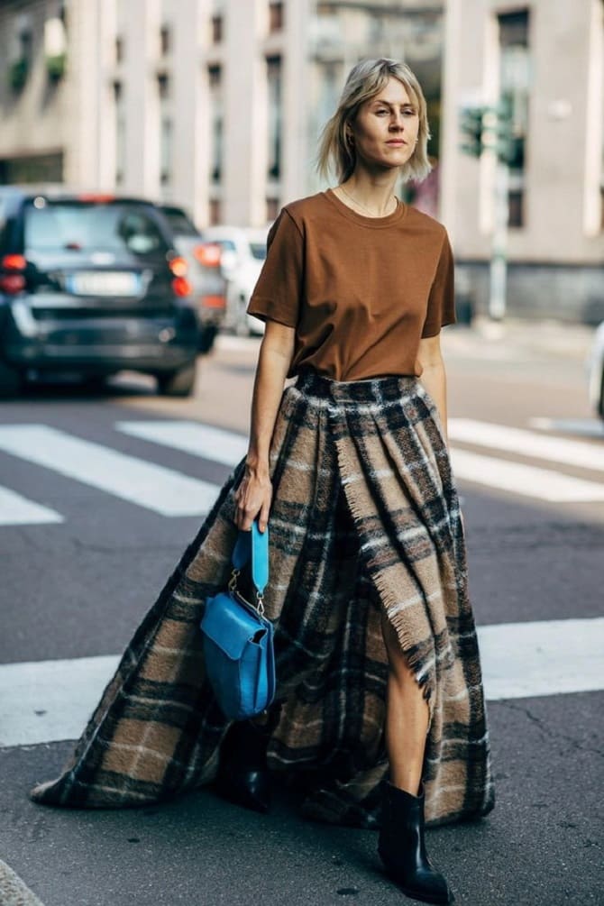 Checkered skirts: fashion variations fall-winter 2023-2024 10