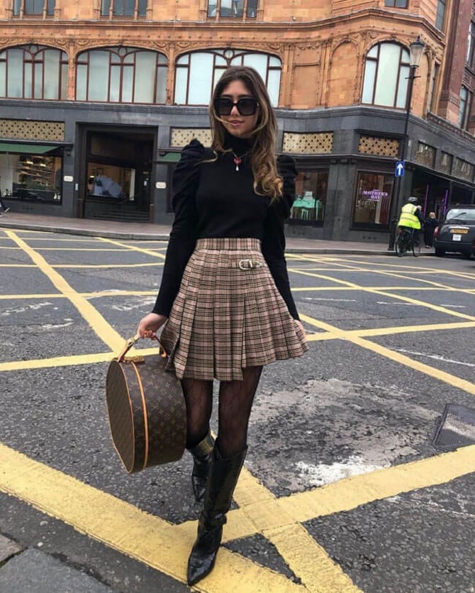 Checkered skirts: fashion variations fall-winter 2023-2024 4