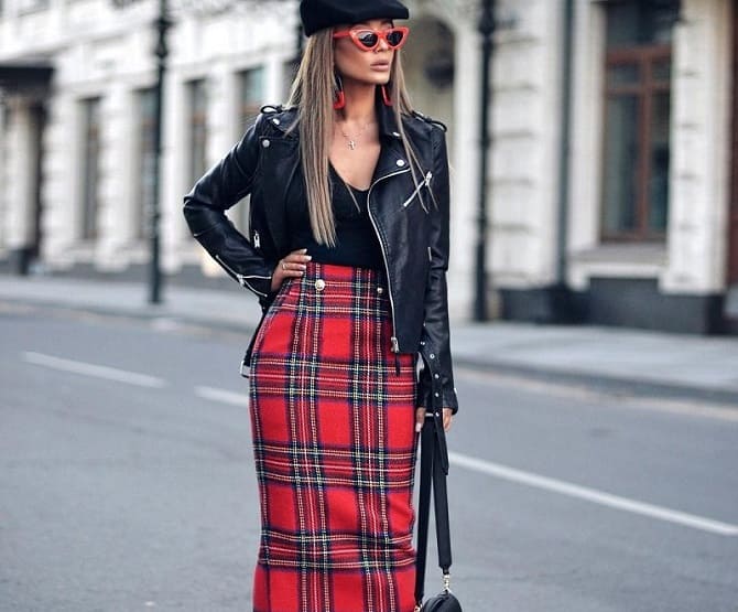 Checkered skirts: fashion variations fall-winter 2023-2024 7