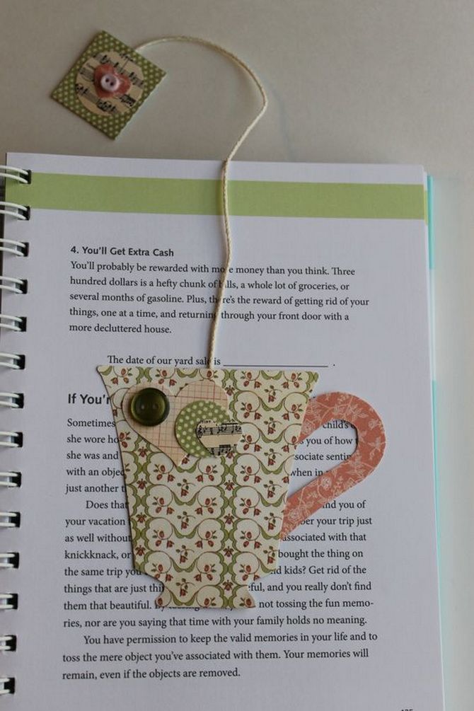 Creative bookmarks for school: how to do it yourself 14