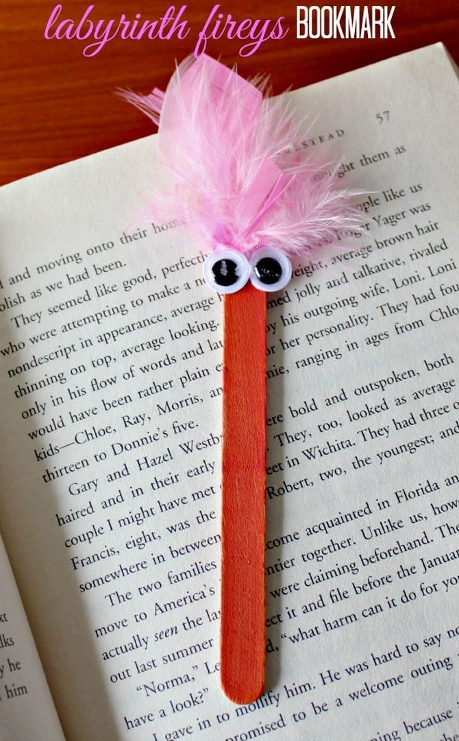 Creative bookmarks for school: how to do it yourself 16