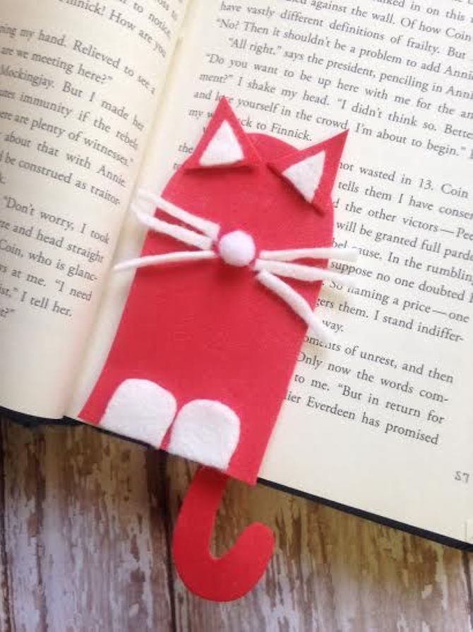 Creative bookmarks for school: how to do it yourself 3