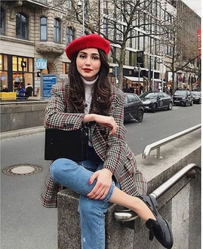 What to wear with a beret in the fall of 2023: 5 stylish techniques 6