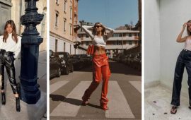 Leather trousers 2023-2024: current styles