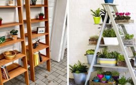 DIY-Blumenregale: interessante Ideen mit Fotos