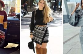 Fashionable knitted skirts for autumn 2023: current models