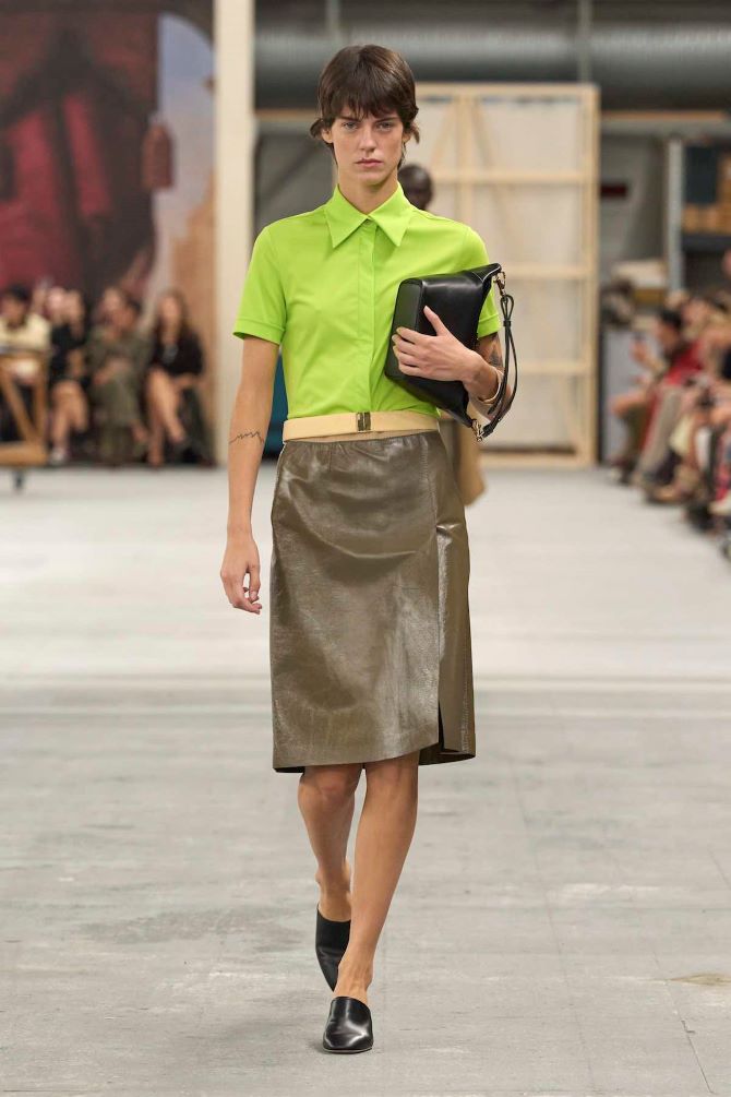 Самые топовые оттенки зеленого в сезоне весна-лето 2024 на Milan Fashion Week (+бонус-видео) 2
