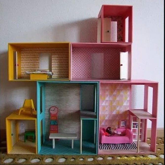 How to make a children’s dollhouse with your own hands (+ bonus video) 14