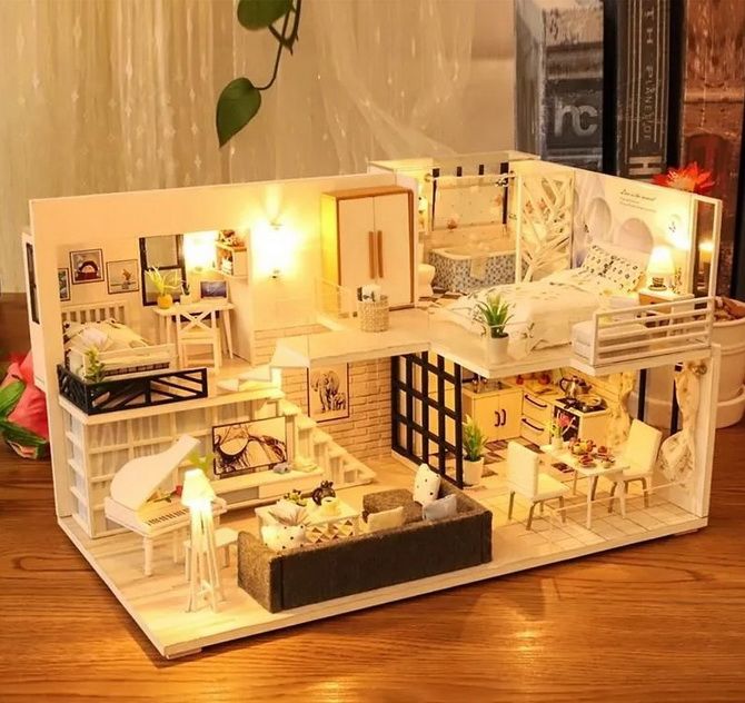 How to make a children’s dollhouse with your own hands (+ bonus video) 11