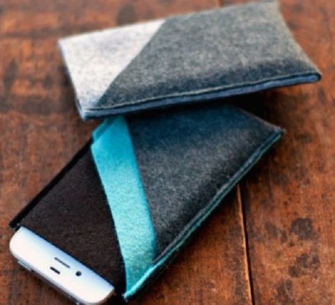 How to make a felt phone case with your own hands: a step-by-step master class 7