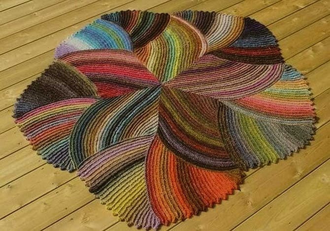 Do-it-yourself rugs for the house: ideas with photos 2