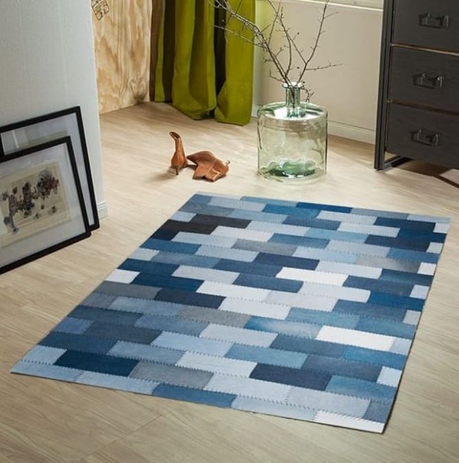 Do-it-yourself rugs for the house: ideas with photos 11