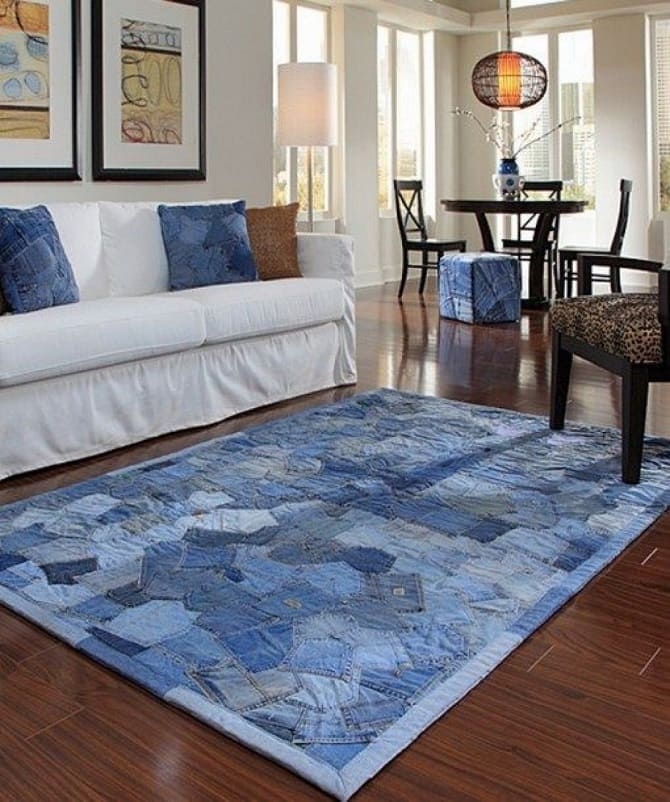 Do-it-yourself rugs for the house: ideas with photos 14